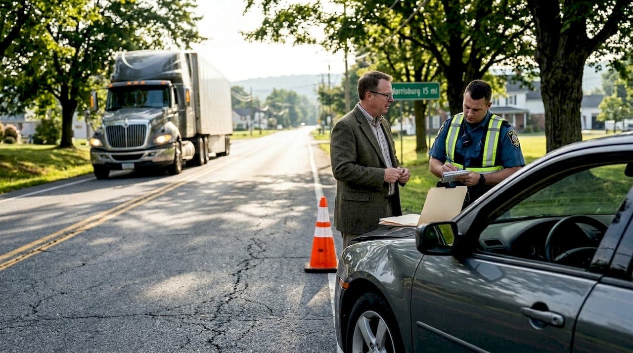 Tractor trailer accident guide: Steps to compensation in PA